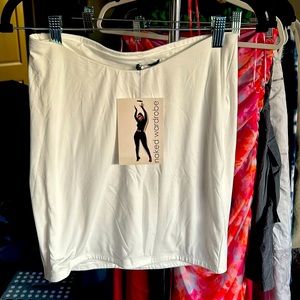 Naked wardrobe mini skirt